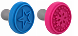 Star & Snowflake Cookie Embosser Stamp - 2 Pack