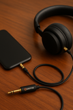 Griffin Premium Flat Aux Cable 1.8m - Black