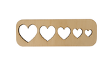 Wooden Heart Stencil