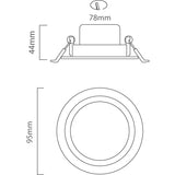 Eurolux - LED TILTABLE DOWNLIGHT 5W COOL WHITE 4000K