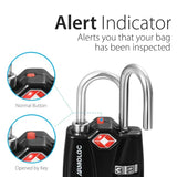 Dekton 30mm TSA Accepted Combination Padlock