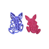Hubbe Cookie Cutter - Easter Bunny Holding an Egg