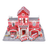 Fiesta 3D Fire Station Construction Puzzle