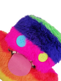 Fuggler 18" Plush Stripey Rainbow Monster