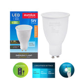 Eurolux Rechargeable GU10 LED 5w Warm White