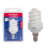 Eurolux CFL Mini Spiral E14 12w Warm White