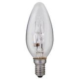 Eurolux - E14 28W Clear Candle Halogen Saver