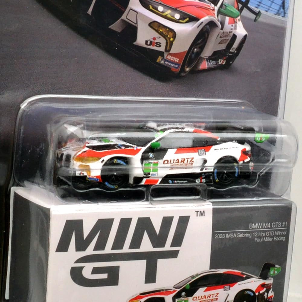 Mini GT BMW M4 GT3 IMSA Sebring 12 Hour GTD Winner 1:64 Model