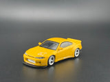 Mini GT Nissan Silvia S15 Rocket Bunny Bronze Yellow 1:64 Model