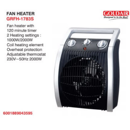 Goldair- Fan Heater GRFH-1783S