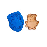 Hubbe Cookie Cutter - Pappa Pig - Grandpa Pig