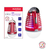 EUROLUX LED RECHARGEABLE CAMPING MOSQUITO KILLER