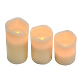 Eurolux H153 LED Flameless Candle Set 3pc with remote  161