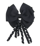 10 Piece Spiral Ribbon Hair Bow Clips