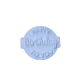 Hubbe Cookie Cutter - Happy Birthday To You Embosser