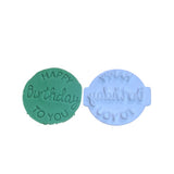 Hubbe Cookie Cutter - Happy Birthday To You Embosser