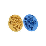 Hubbe Cookie Cutter - Happy Father's Day Seal