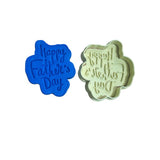 Hubbe Cookie Cutter - Happy Father's Day Cursive