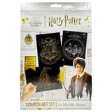 Harry Potter Wizarding World Metallic Scratch Art & Scraper Set 3 Piece