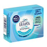 Lil-Lets Tampons Regular Smart Fit Dispenser (6 boxes x 10 tampons)