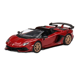 Lamborghini Aventador SVJ Roadster Rosso 1:64 Model