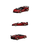 Lamborghini Aventador SVJ Roadster Rosso 1:64 Model
