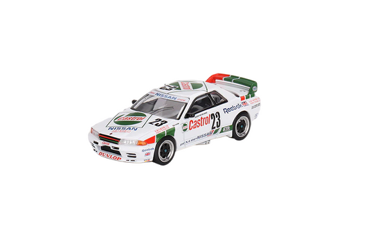 Mini GT Nissan Skyline GT-R (R32) Gr. A #23 1990 Macau Guia 1:64 Model