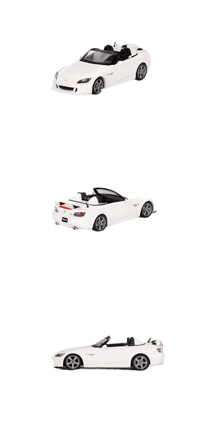 Mini GT Honda S2000 (AP2) CR Grand Prix White 1:64 Model