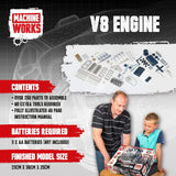 Machine Works V8 Engine Building Model Kit