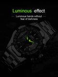 OPK Men's Luminous Waterproof Watch - Silver