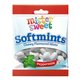 Mr Sweet Soft Chewy Peppermint Sweets - 60g