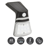 Eurolux - SOLAR MOTION SENSOR WALL LIGHT - Black