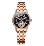 OLEVS Women's Starry Sky Watch Set - Gold & Black