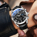 Olevs Luxury Men's Fashion Analog Quartz Watch - Black