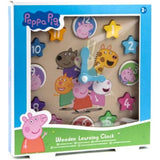 Peppa Pig Wooden Learning Clock