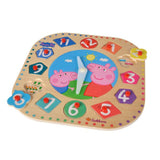 Peppa Pig Wooden Learning Clock