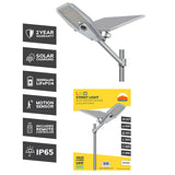 Radiant - SOLAR STREET LIGHT RADAR SENSOR LED 14W = TRADITIONAL 300W