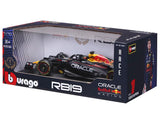 Bburago 1:18 Formula 1 Red Bull Racing RB19 2023 Max Verstappen Model Car (ABU DABI)