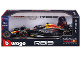 Bburago 1:18 Formula 1 Red Bull Racing RB19 2023 Max Verstappen Model Car (ABU DABI)