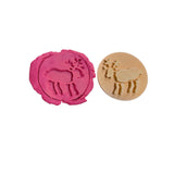 Hubbe Cookie Cutter - Reindeer Embosser