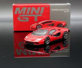 Mini GT Lamborghini Countach LPI 800-4 Rosso Mars 1:64 Model