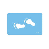 JEM Stencil - Footprints (50 x 25mm / 2 x 1”)