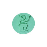Hubbe Cookie Cutter - Waving Santa Clause Embosser
