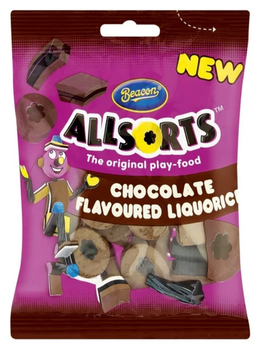 Beacon Allsorts Chocolate Flavoured Liquorice