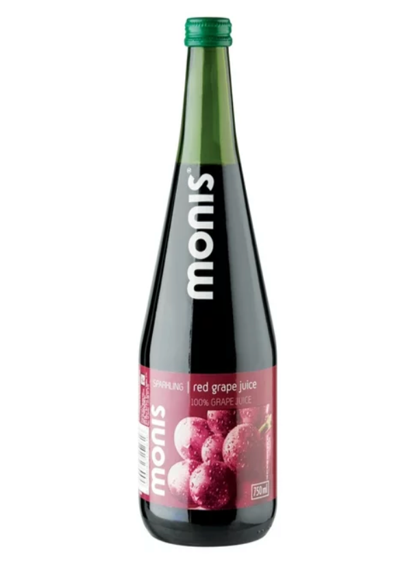 Monis Sparkling Fruit Juice Red Grape 750ml