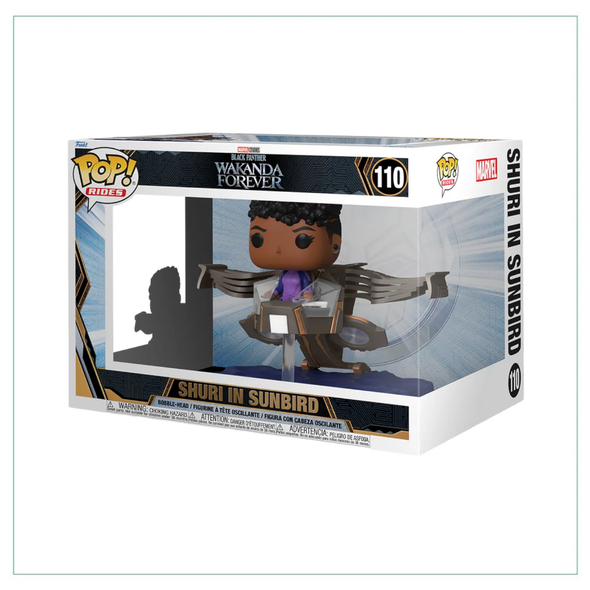 Funko Pop Rides Marvel Black Panther: Wakanda Forever - Shuri in Sunbird (110)