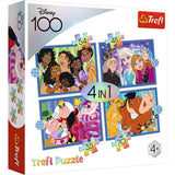 Trefl 4 in 1 Happy World Disney Puzzle