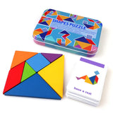 Shapes Puzzles in A Tin