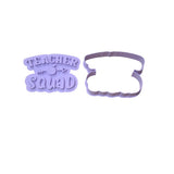 Hubbe Cookie Cutter - Teacher Squad