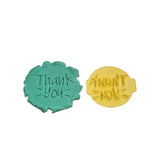 Hubbe Cookie Cutter - Thank You Embosser